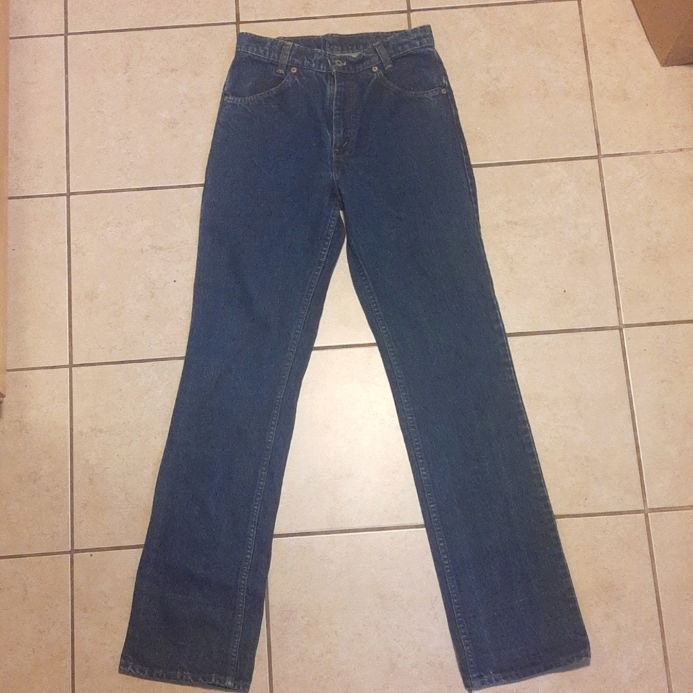 Vintage Levi's dark straight leg denim